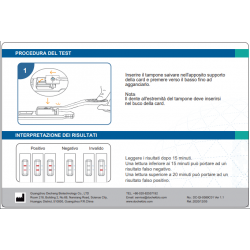 V-CHEK 2019-n-CoV Ag Saliva Rapid Test Card 20 TEST Covid-19
